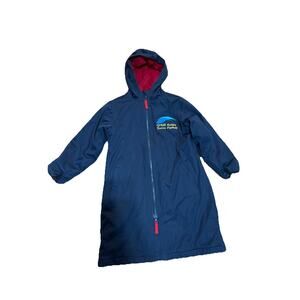 Great Aussie Swim Parka Coat Kids 6 Cover navy/Red plush Terry Lining Swim